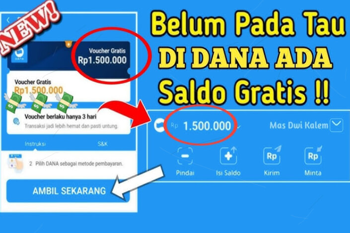 Cara Dapat Saldo DANA Gratis